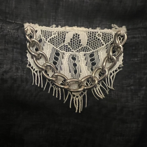 Semi Sheer A-line Overcoat in Grey - Picture 6 of 6